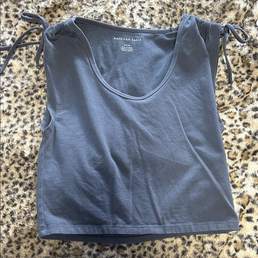 American Eagle Outfitters Charcoal Tank Top